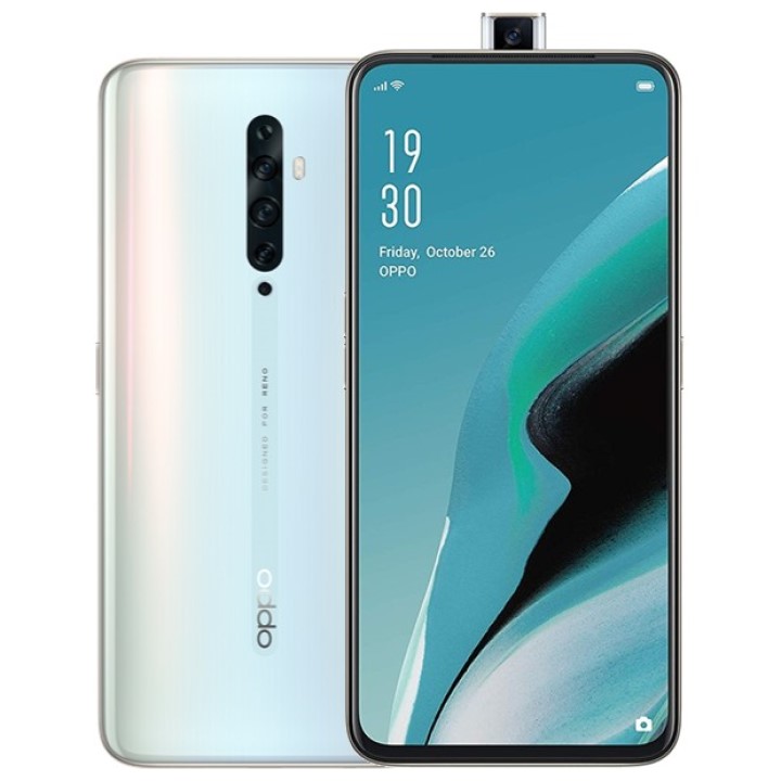 Kính Cường Lực cho Oppo Reno 2F Nhám Chống Vân Tay/ Full Màn Hình/ Không Viền Màu