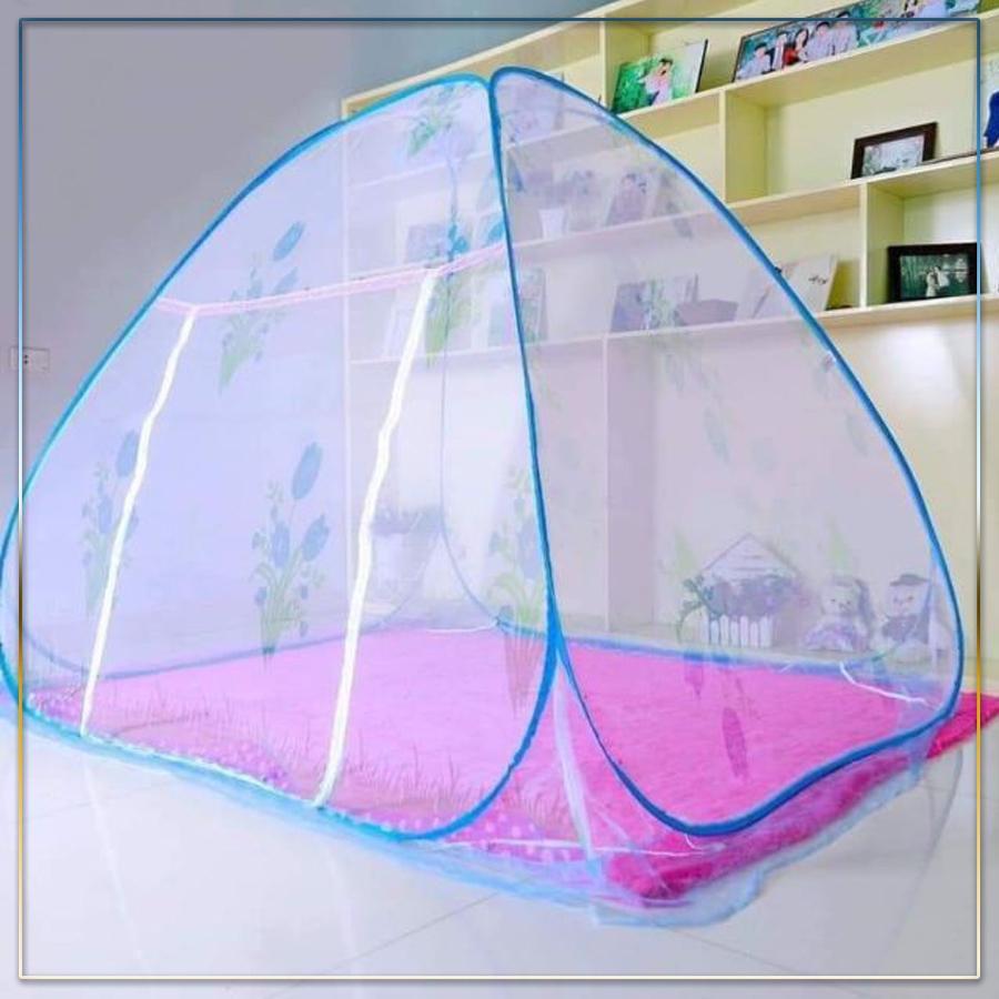 MÀN CHỤP TỰ BUNG KHÔNG ĐÁY CHỐNG MUỖI, MÙNG CHỐNG MUỖI CAO CẤP 2M2X2M HÀNG VIỆT NAM