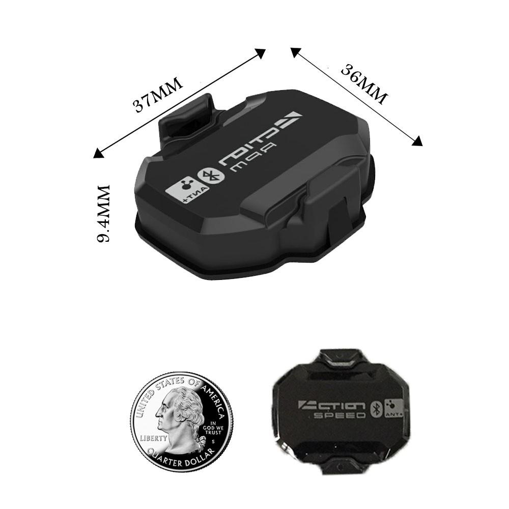 Máy tính Xe đạp Hành động Đồng hồ tốc độ Bluetooth ANT + Bộ cảm biến kép tốc độ cho Garmin IGPSPORT XOSS Bryton