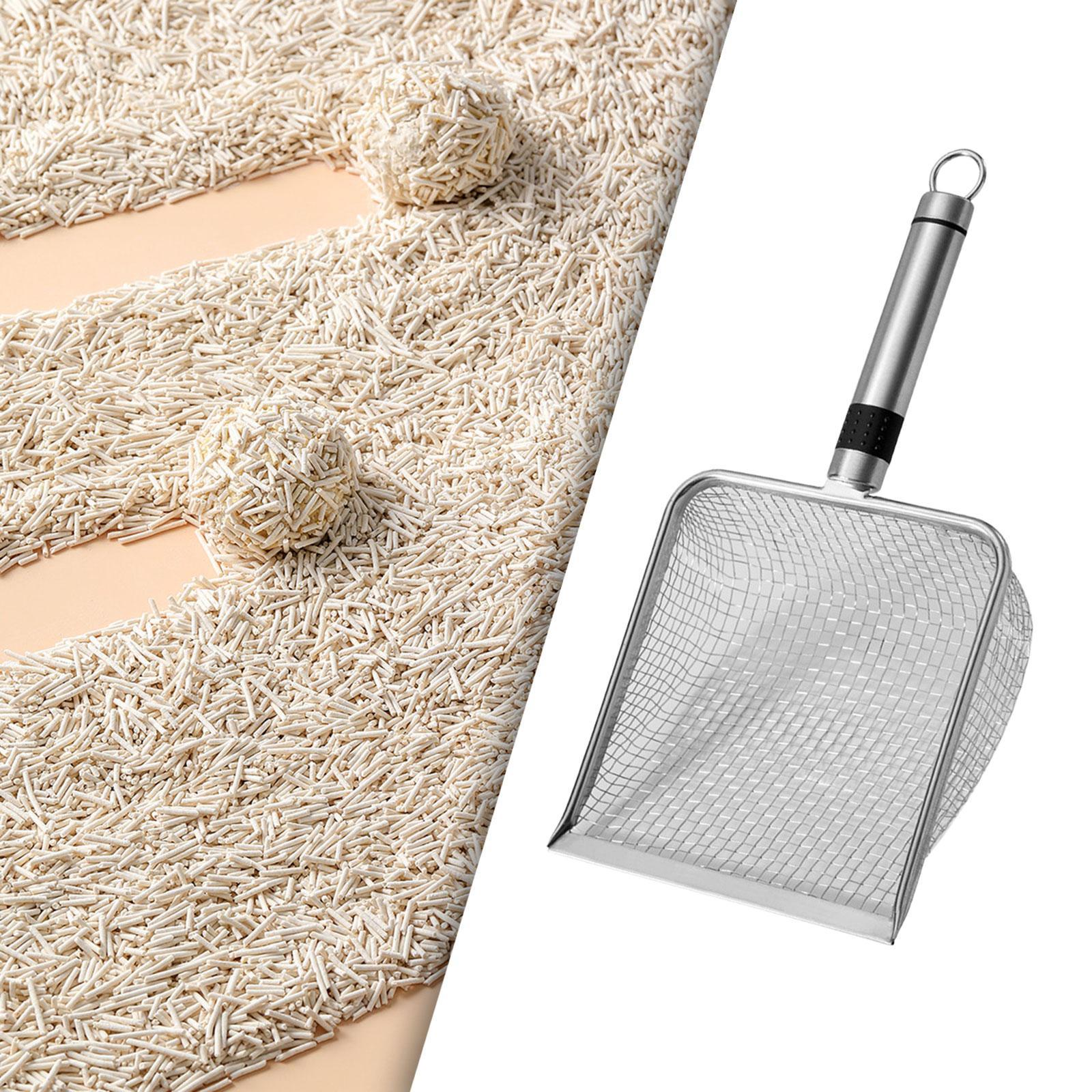 Cat Litter Scooper Pet Sifter Scooper Cleaning Tools Sand with Handle Sand Sifter Litter Scooper for Fast Sifting Hamster Aquarium Kitten