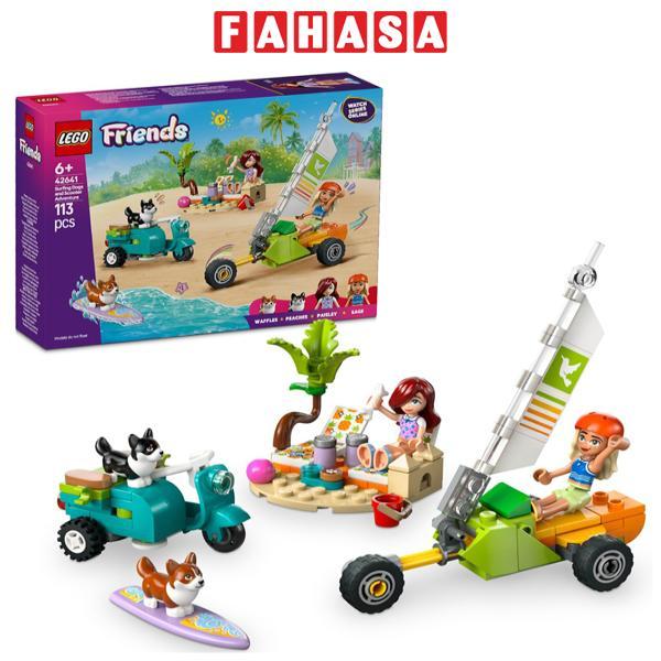 Đồ Chơi Lắp Ráp Cuộc Phiêu Lưu Xe Scooter Và Lướt Sóng - Lego Friends 42641 (113 Mảnh Ghép)