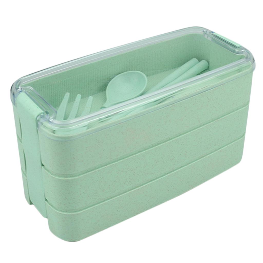 Bento Lunch Box 3 Layers Food Container Snack Lunchbox