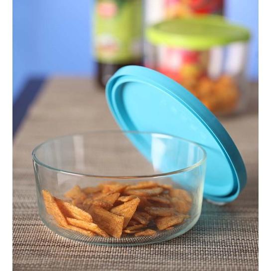 Hộp thuỷ tinh tròn Frigoverre - 650ml-300ml đựng thức ăn trong ngăn đông tủ lạnh, không có mùi