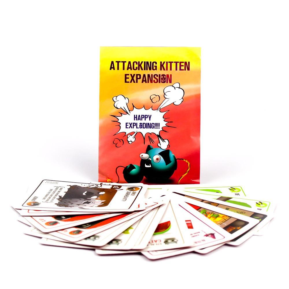 Combo bài Mèo nổ Exploding Kittens đen + 4 Bản mở rộng O(M(19)