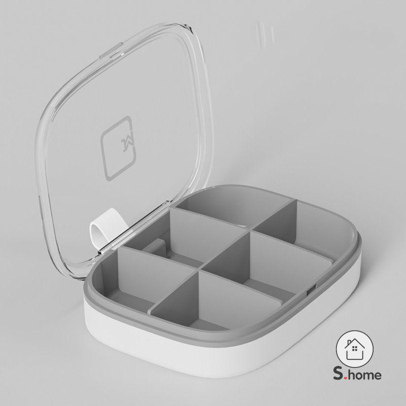 Hộp đựng đồ mini nhiều ngăn hộp lưu trữ đồ dùng cá nhân nhỏ gọn tiện lợi mang đi du lịch chống ẩm mốc