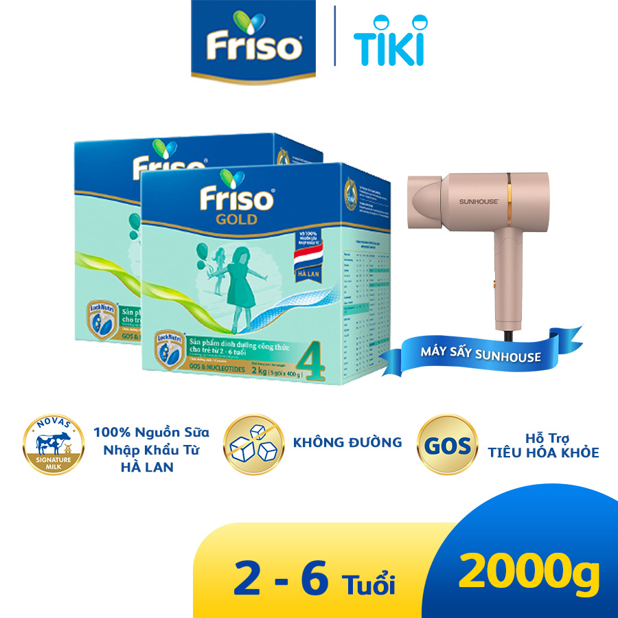 Combo 2 hộp Friso Gold 4 2kg