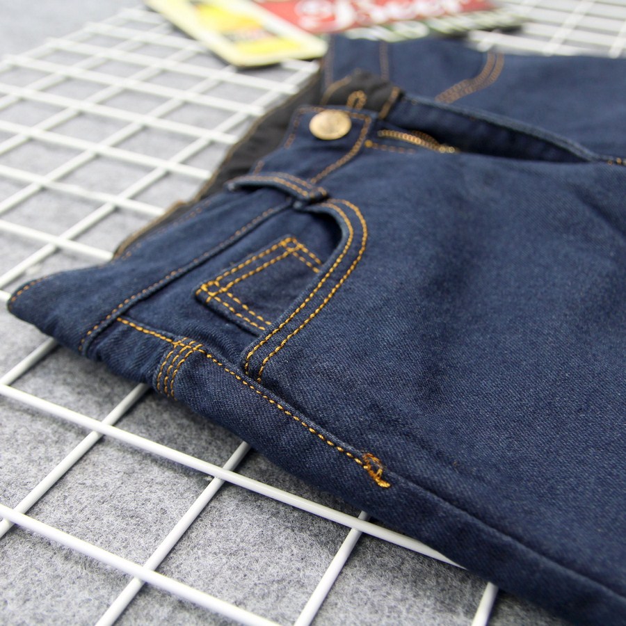 Quần short jean nam xanh đen vải đẹp Q393 Muidoi | quần nam | quần short nam - 28