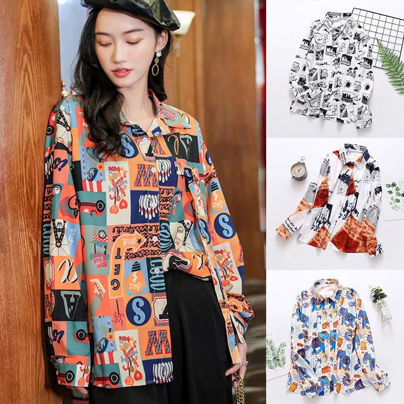 Áo kiểu dài tay phong cách Hàn Quốc cho nữ