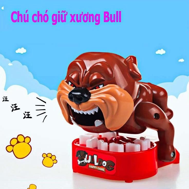 Đồ chơi Chó giữ xương Bull Dog (Loại to)-Chó gắp xương đồ chơi