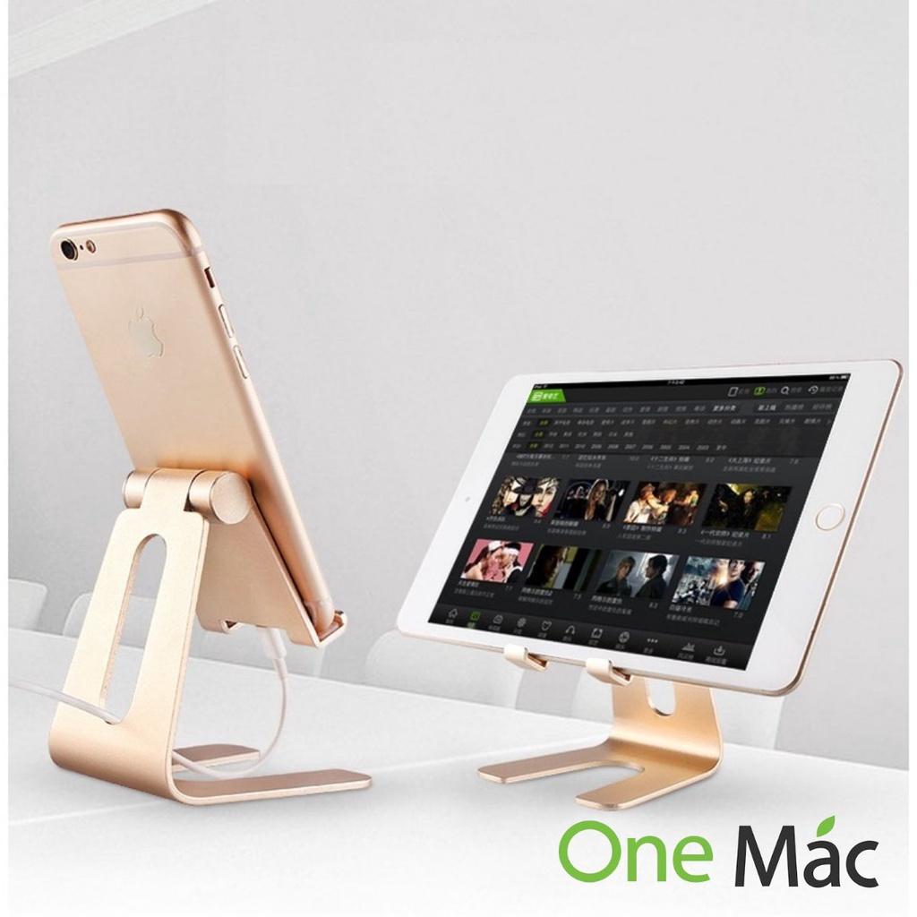 Giá Đỡ Điện Thoại Di Động, ipad, máy tính bảng iPad Galaxy Tab nhôm gấp gọn điều chỉnh góc nghiêng để bàn thông minh