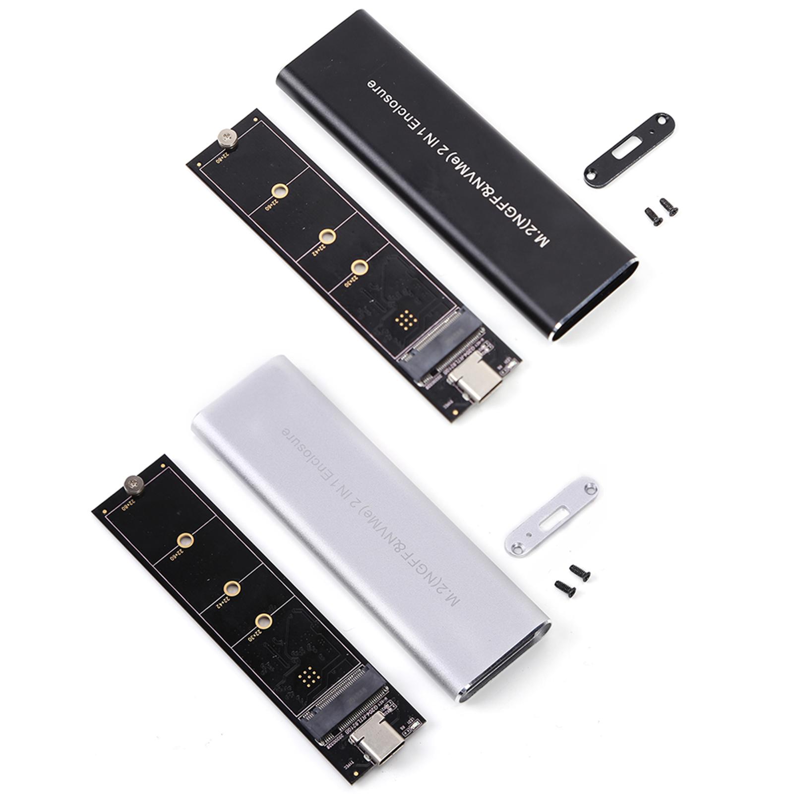 Hộp ổ cứng USB 3.1 Type-C SSD Hợp kim M.2 NVME / NGFF