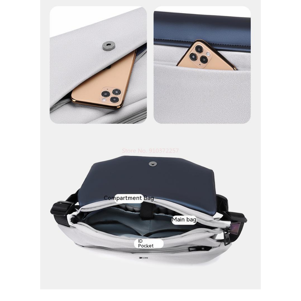 Túi Đeo Chéo Nam Cao Cấp Chống Thấm Chống Trộm Multifunction Men Crossbody Bag