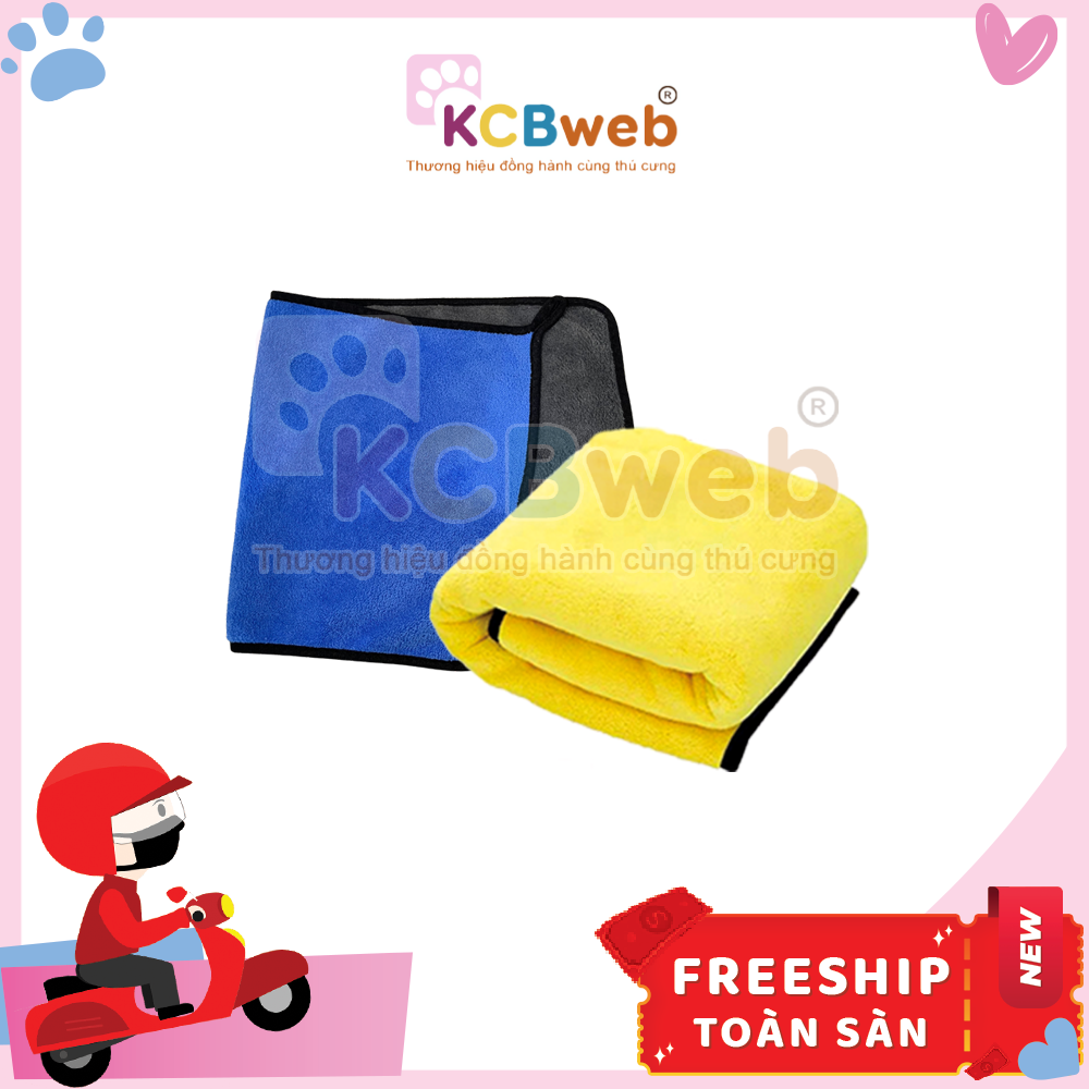 Khắn tắm siêu hút dành cho thú cưng 60x30cm