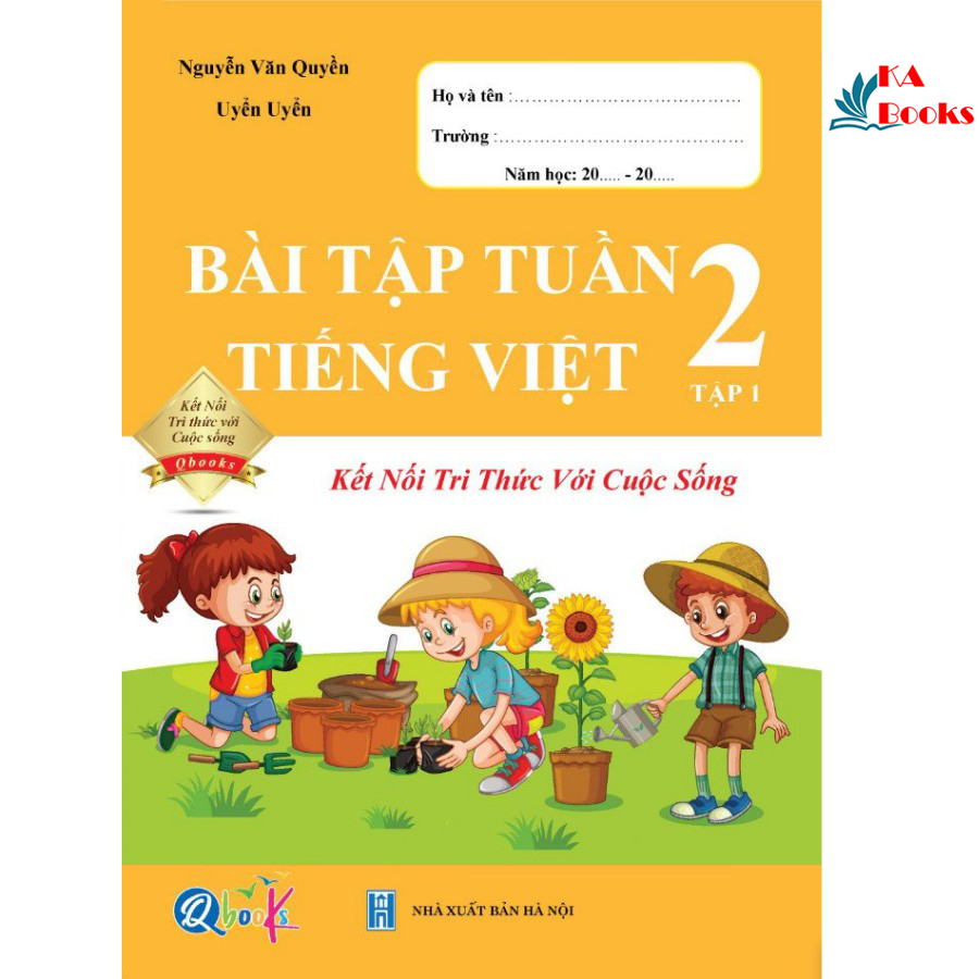 Combo Bài Tập Tuần và Đề Kiểm Tra Toán và Tiếng Việt lớp 2 - Kết Nối Tri Thức Với Cuộc Sống - Học Kì 1 (4 cuốn)