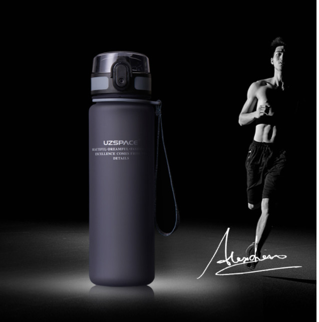 Bình Nước Thể Thao Chất Liệu TriTan UZSPACE - BPA Free An Toàn Cho Sức Khỏe, Chịu nhiệt -20°C~96°C
