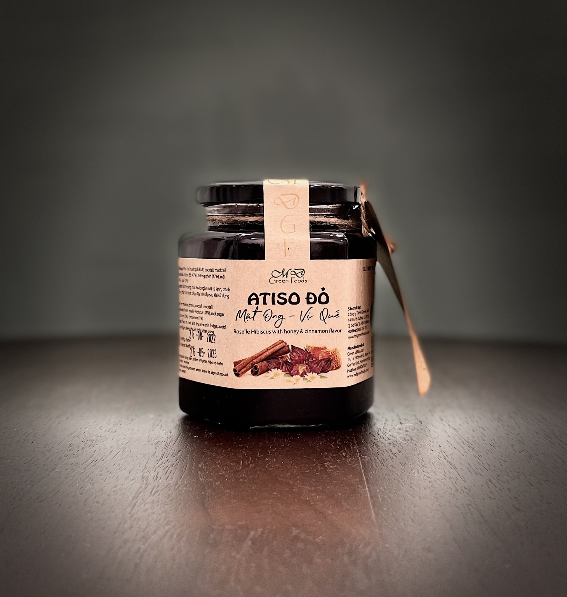 ATISO ĐỎ MẬT ONG VỊ QUẾ - 480 gr