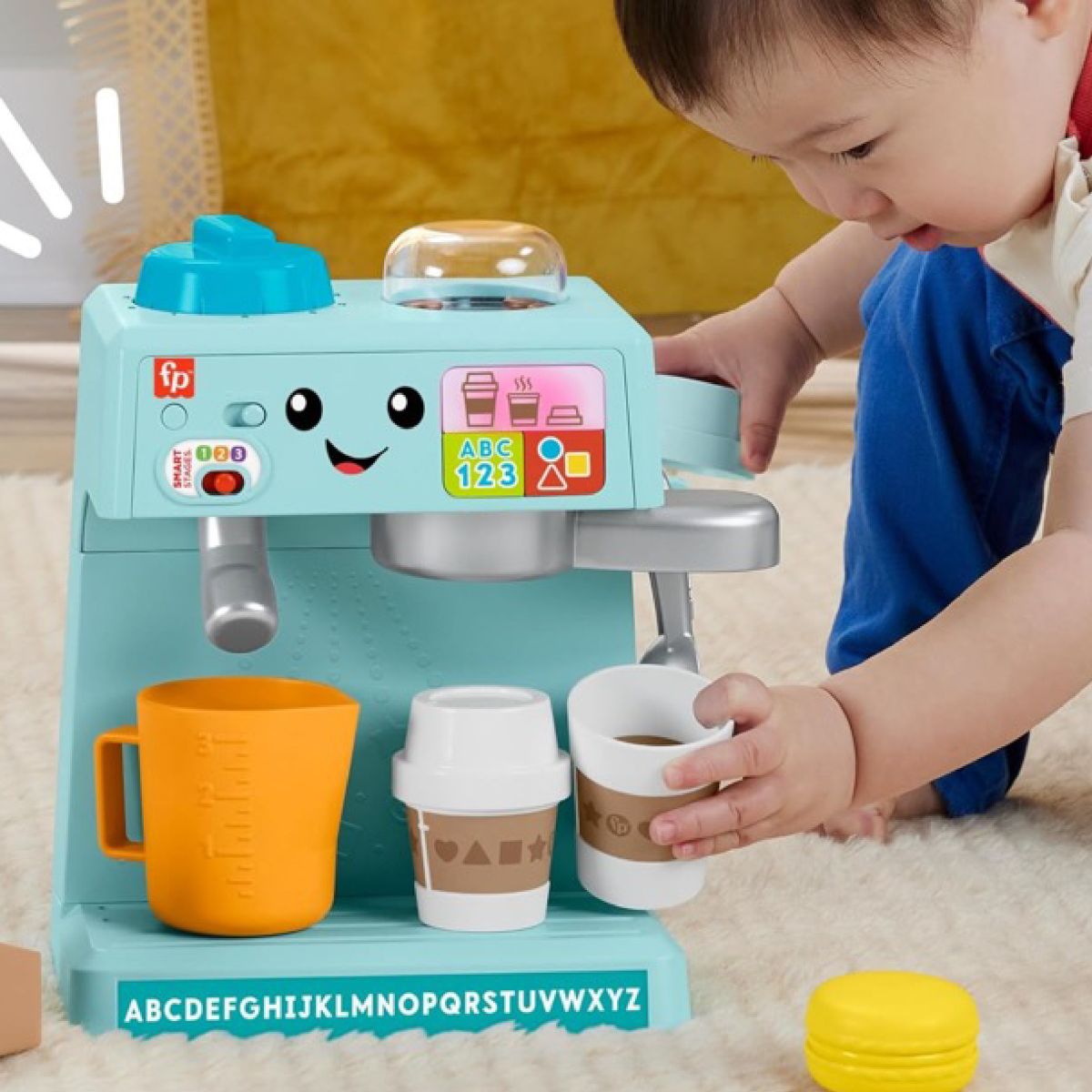 Đồ Chơi Máy Pha Cà Phê Thông Minh Cho Bé FISHER PRICE MATTEL HTW96