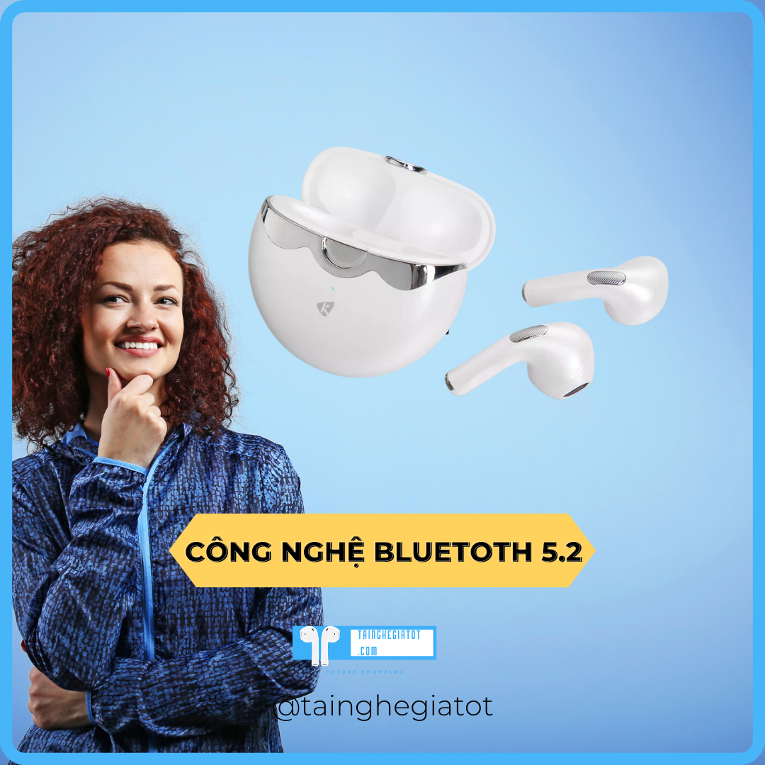 Tai Nghe Bluetooth 2 Tai Tai Nghe Nhét Tai Không Dây Nhỏ Gọn Thời Trang Dễ Dàng Sử Dụng Hàng Chính Hãng