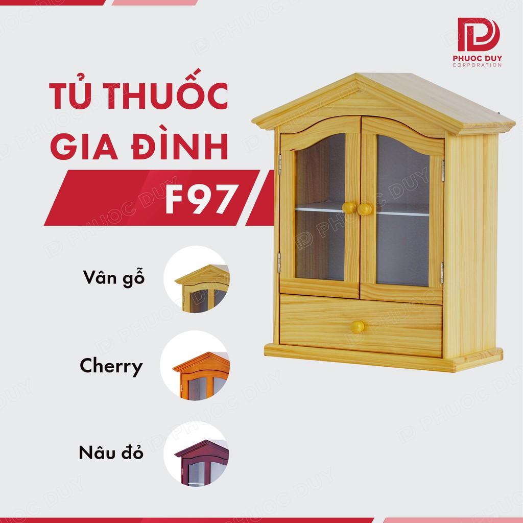 Tủ thuốc - Tủ y tế gia đình gỗ tự nhiên F97