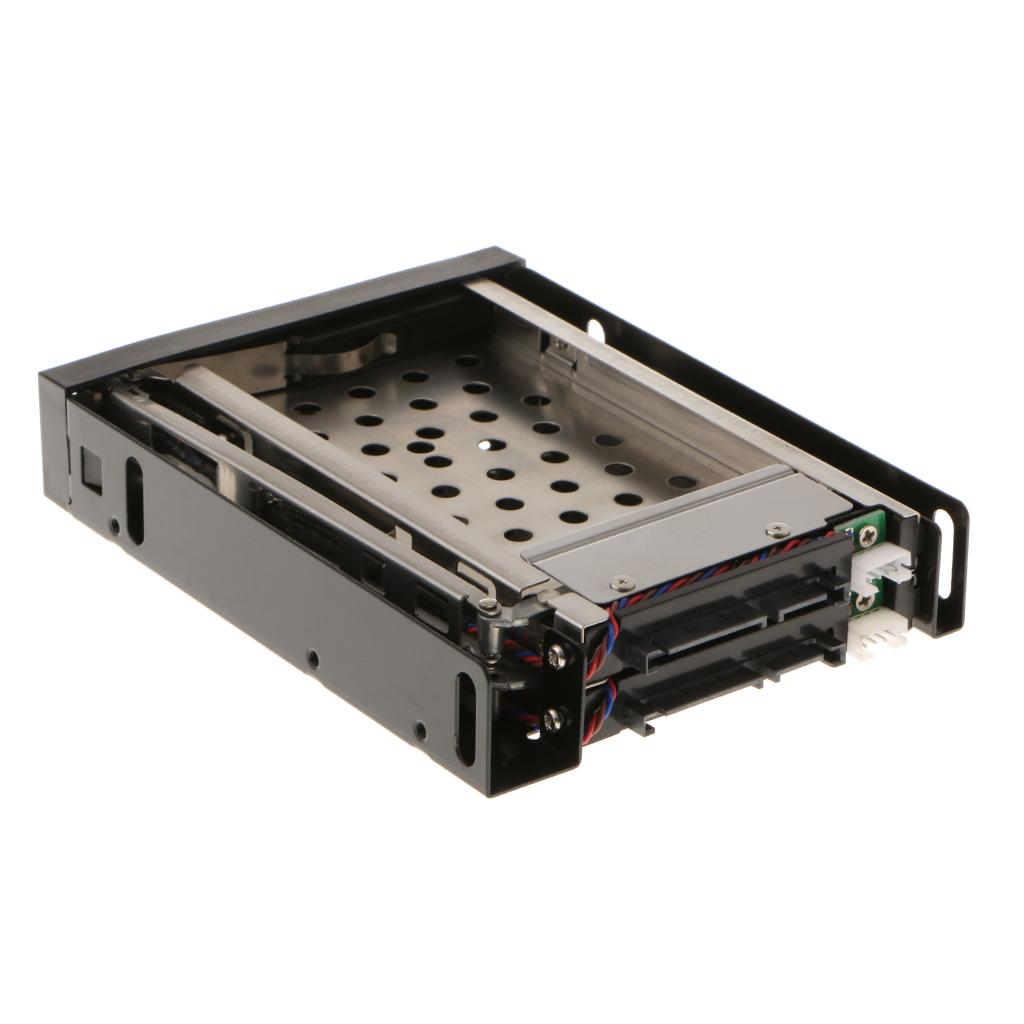 Trayless Swap Mobile Rack Dual Bay 2.5inch Hard Drive Internal SATA III SSD