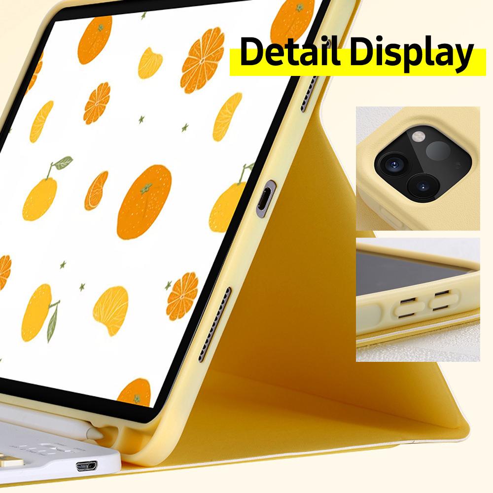 Hộp đựng bàn phím có đèn nền có thể tháo rời tương thích với Ipad