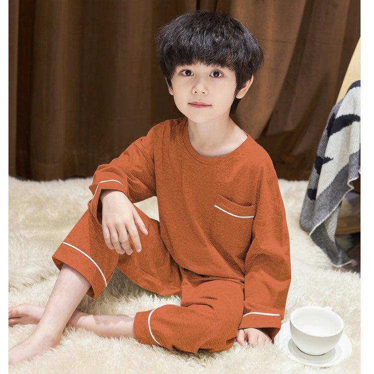 Bộ cotton dài tay cho bé trai bé gái Magickids quần áo trẻ em thu đông co giãn thấm hút mồ hôi BR21042