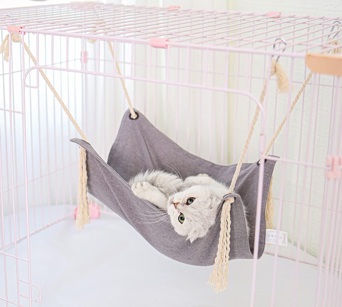 Himac lơ lửng mèo vung vẩy trong g nest kitty treo giường halm giường cho con chó nhỏ trong nhà Hamster ferret parrot guinea lợn