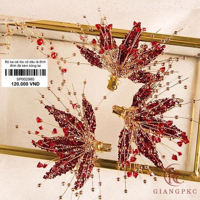 Cài tóc cô dâu bộ giangpkc sp002980