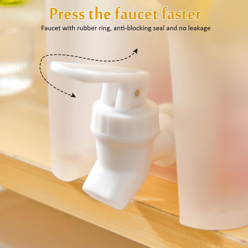 Bình đựng nước có vòi 3.5lViệt Nhật, Bình đựng nước trà, nước trái cây để trong tủ lạnh tiện lợi
