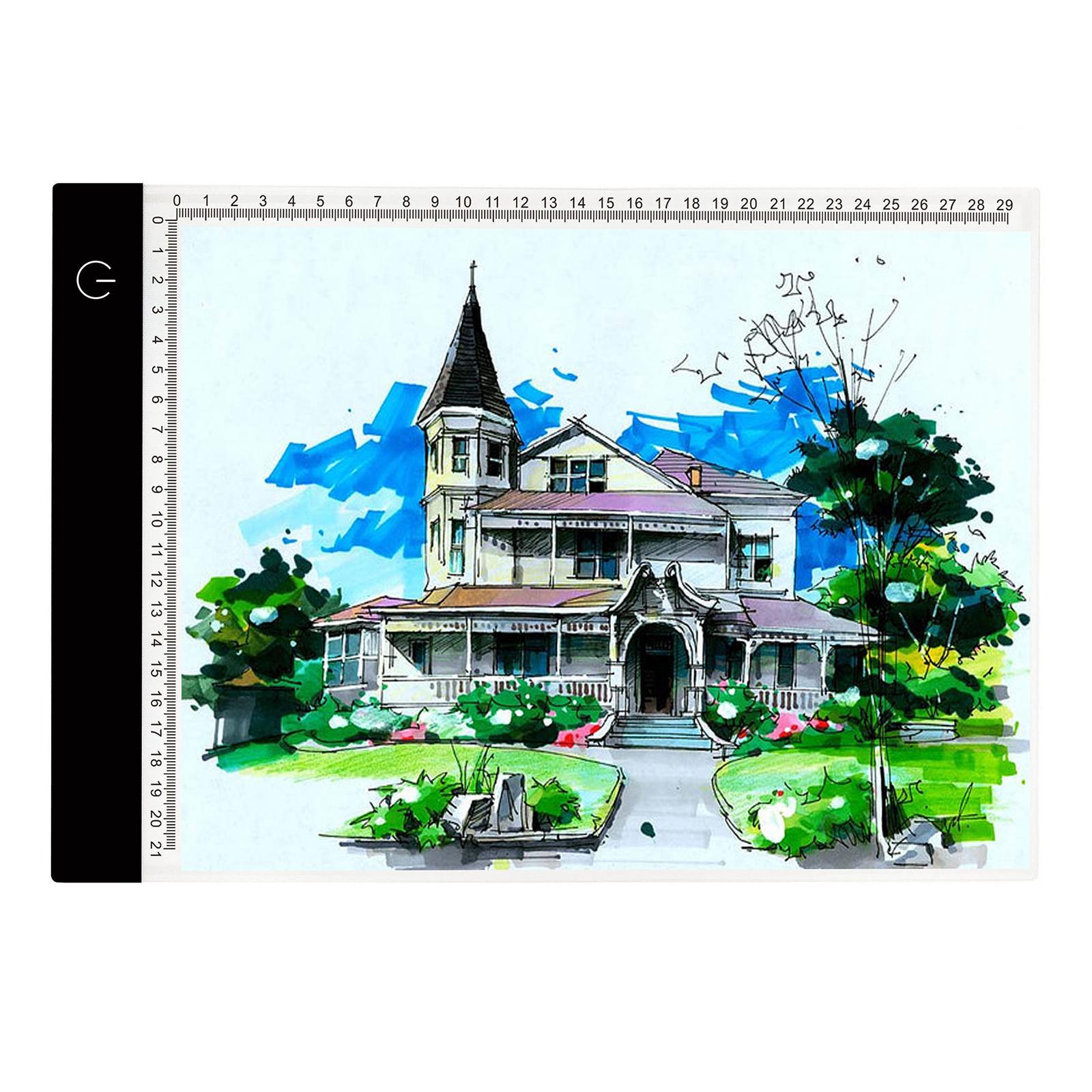 A4 Tracing LED Copy Board Light Box USB Artcraft LED Trace Light Pad 3-Gear