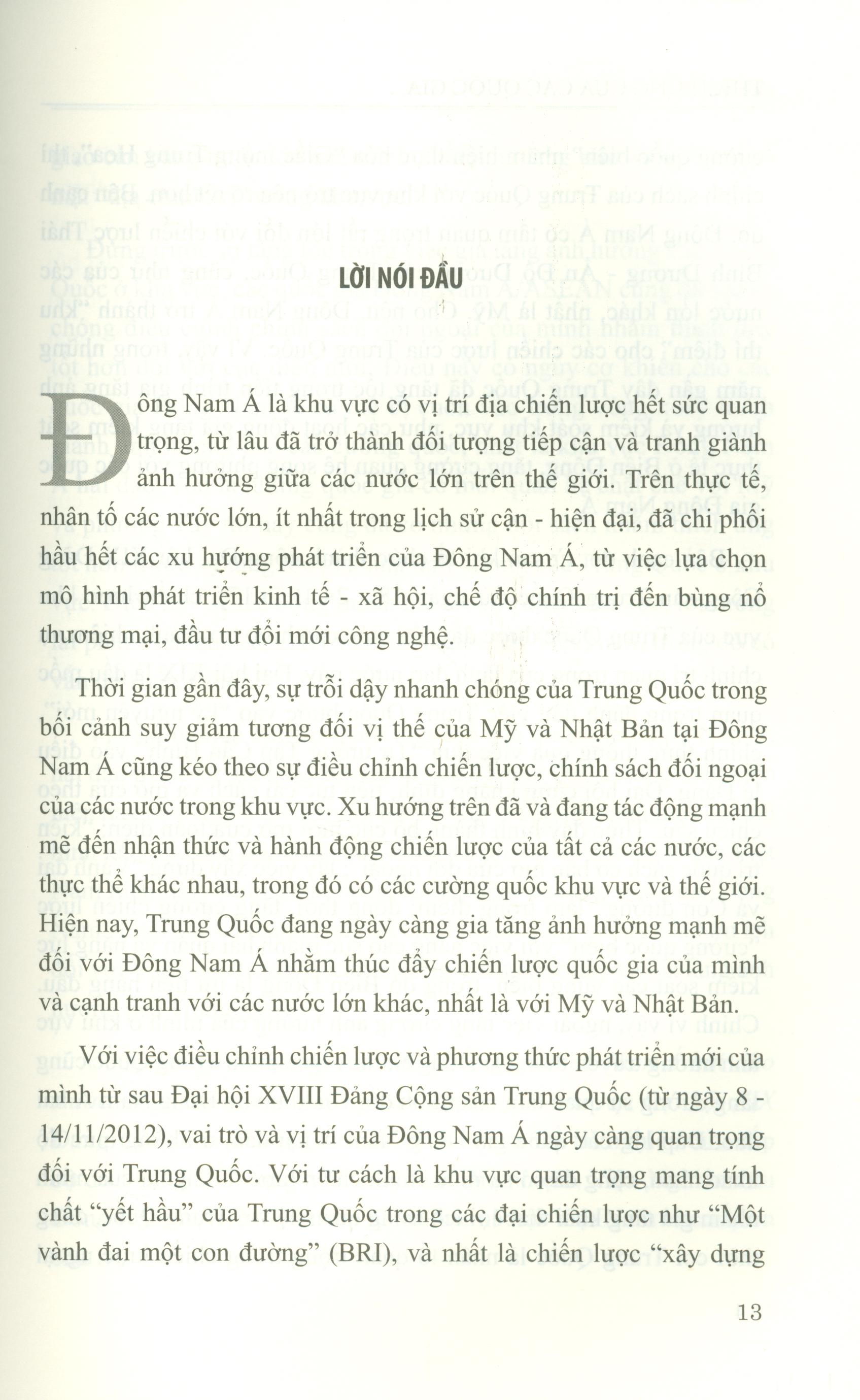 Thích Ứng Của Các Quốc Gia Đông Nam Á Hải Đảo Trước Sự Gia Tăng Ảnh Hưởng Của Trung Quốc Từ Sau Đại Hội XIX Đảng Cộng Sản Trung Quốc