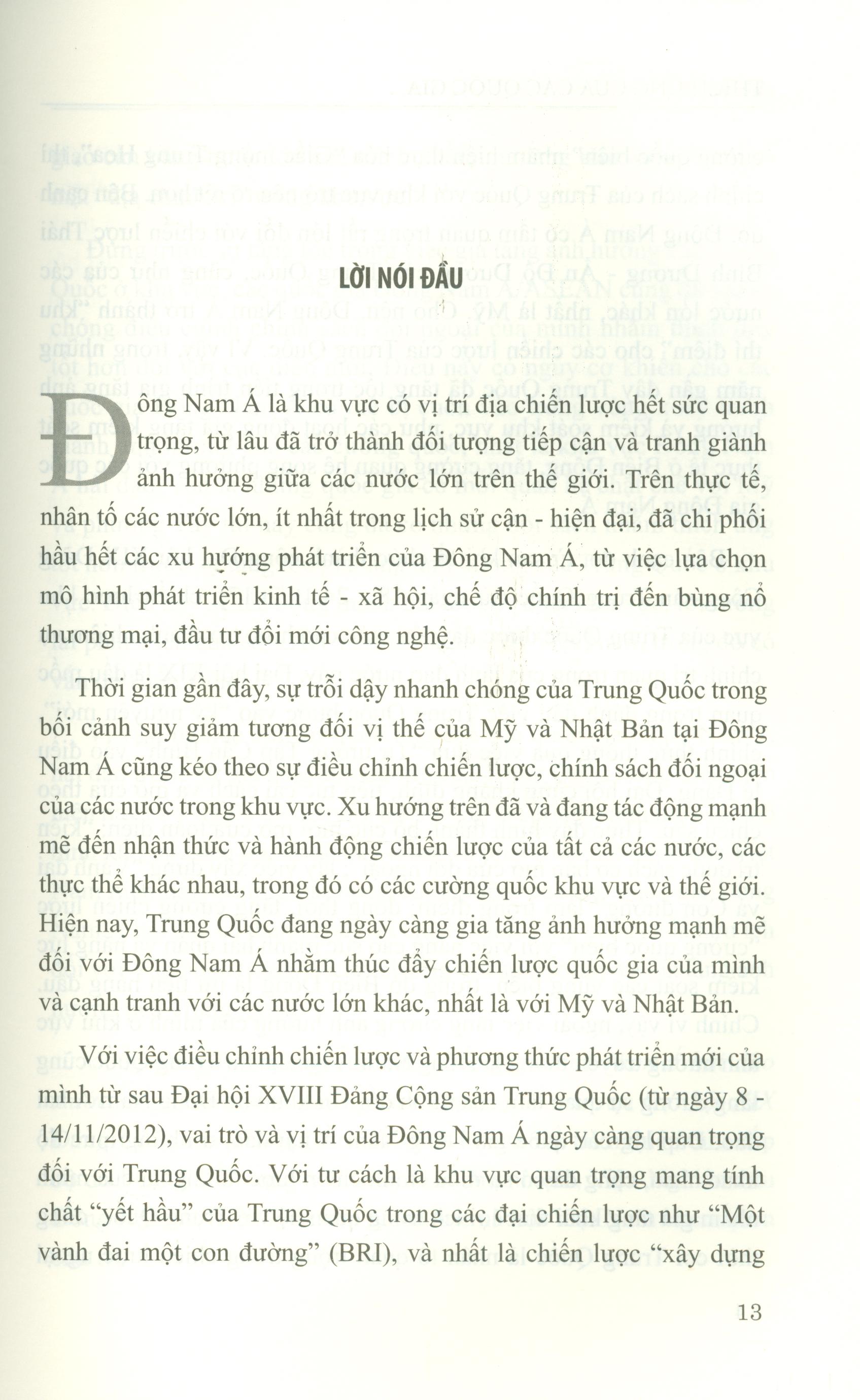 Thích Ứng Của Các Quốc Gia Đông Nam Á Hải Đảo Trước Sự Gia Tăng Ảnh Hưởng Của Trung Quốc Từ Sau Đại Hội XIX Đảng Cộng Sản Trung Quốc (Sách Chuyên Khảo)