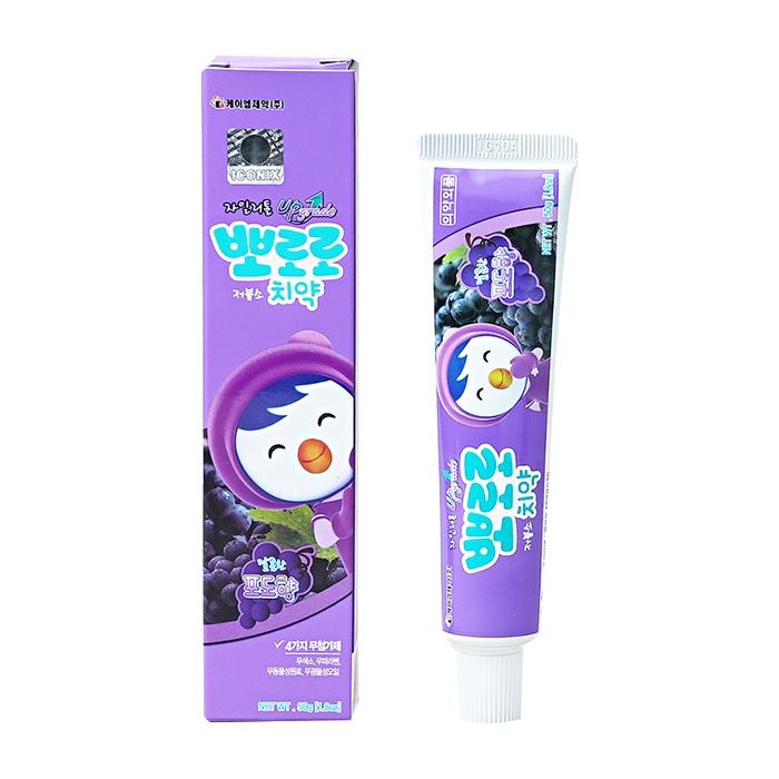 Kem Đánh Răng Không Chứa Florua Cho Trẻ Em Pororo Toothpaste 50g Gomi Mall