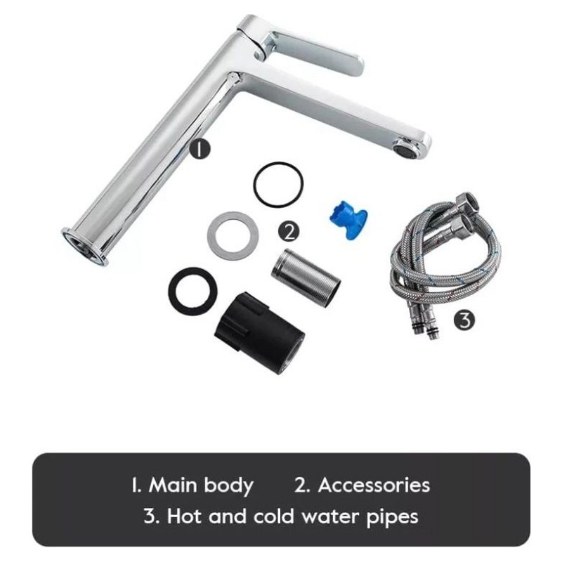VÒI LAVABO NHẬP KHẨU NGA FRAP F1061-2 - HÀNG CHÍNH HÃNG
