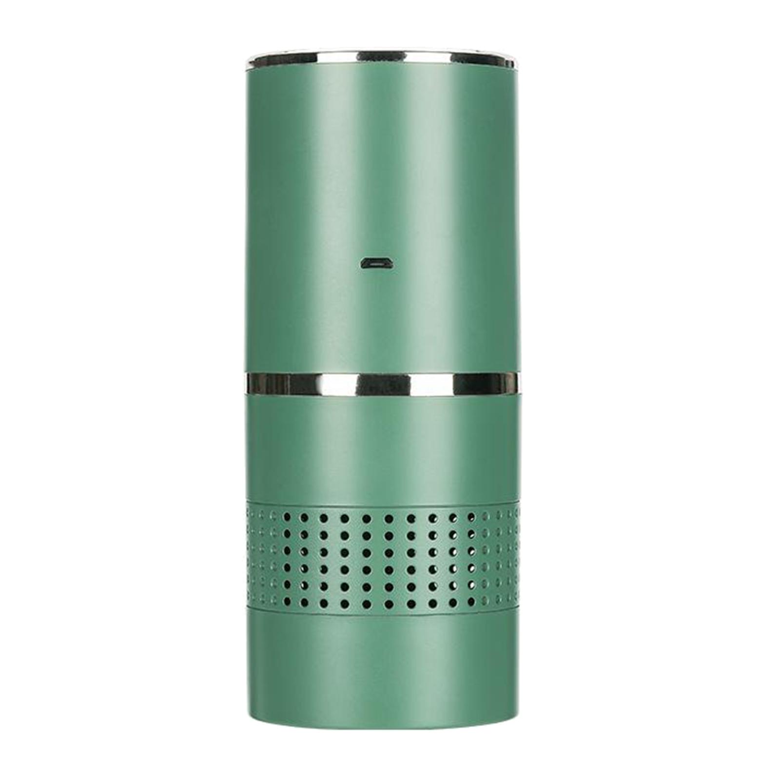 Mini Air Purifier for Home, USB Plug in Portable Desktop Air Cleaner with Night Light, Low Noise Small Air Purifier