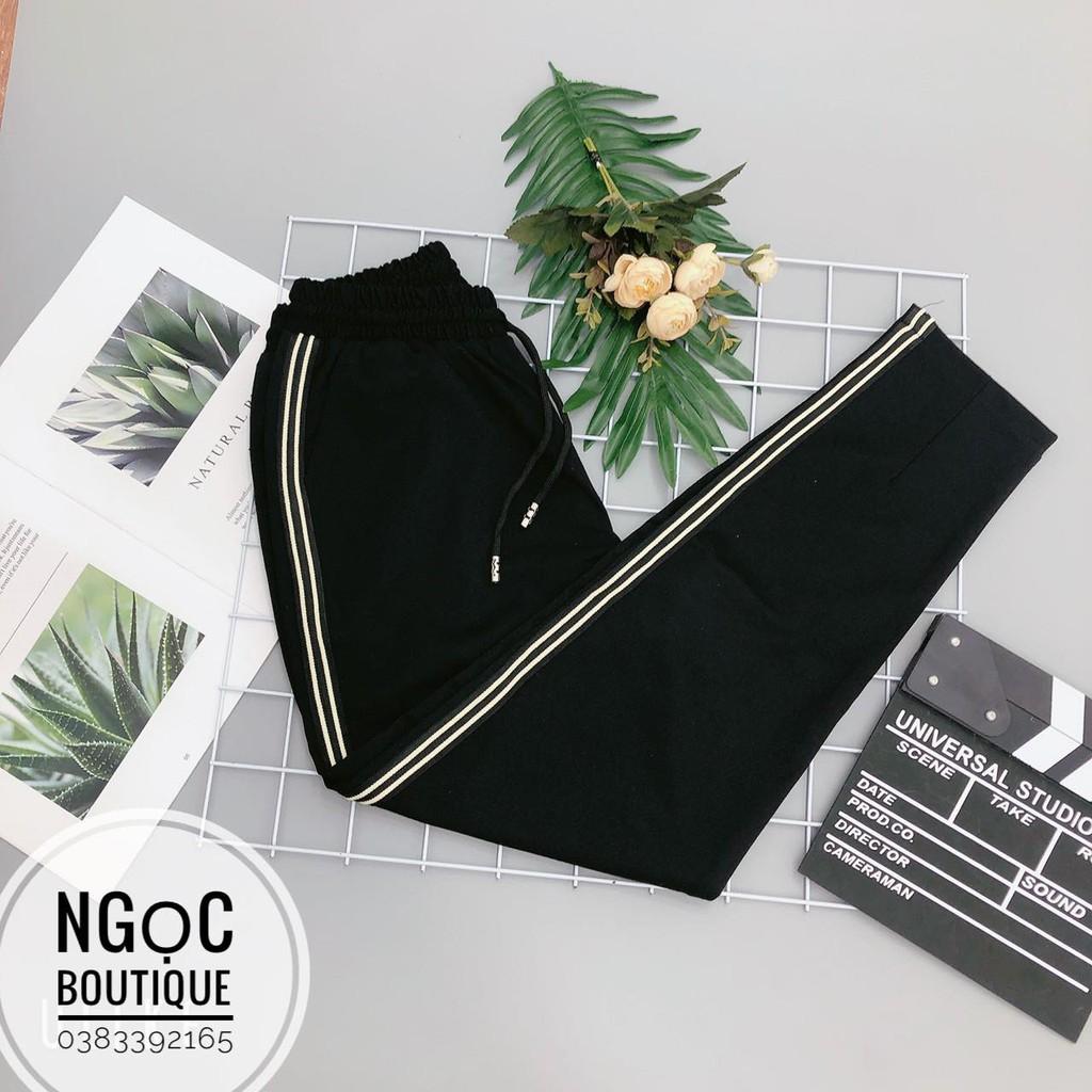 Quần thể thao viền trắng nhỏ chất đẹp