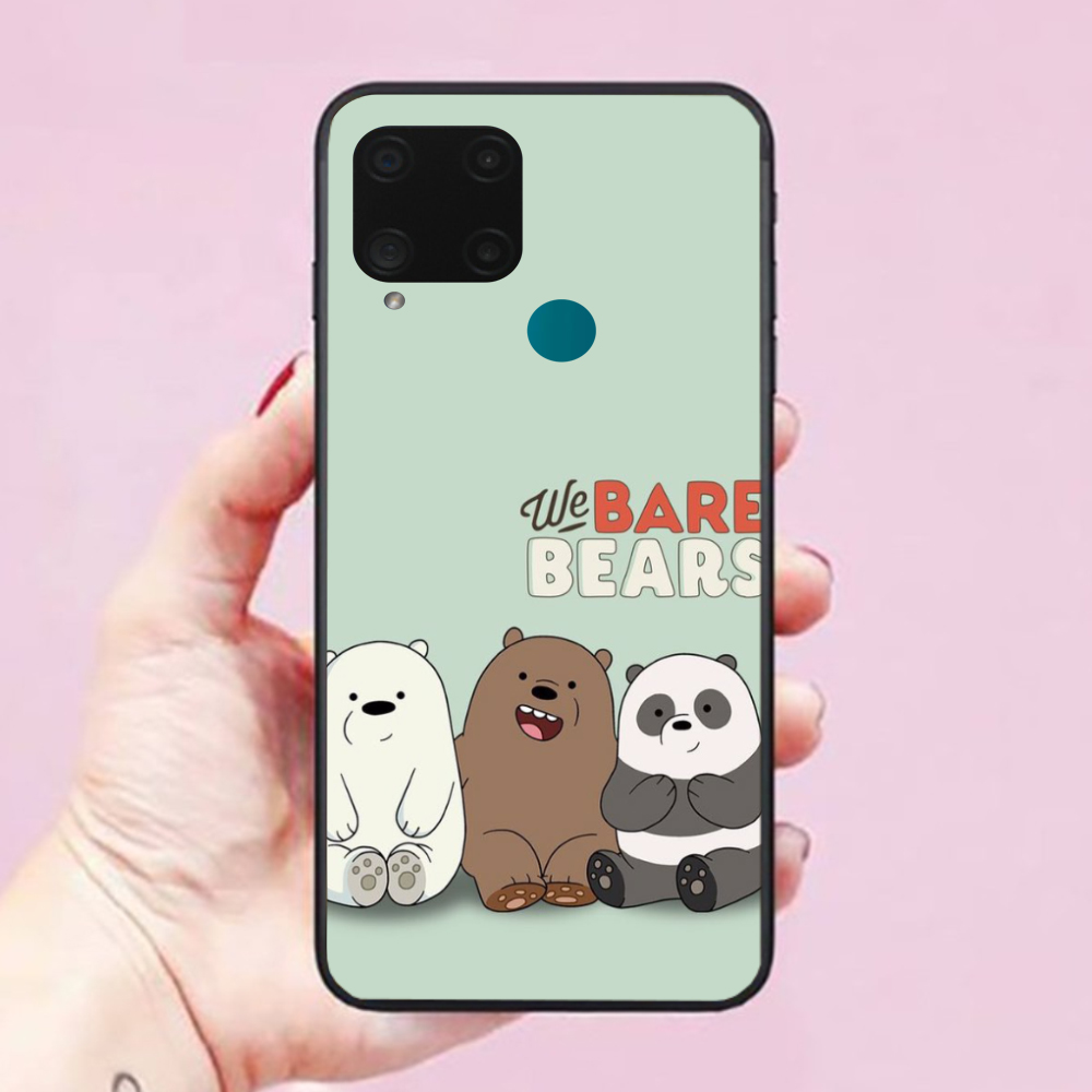 Ốp lưng dành cho điện thoại Realme C15 hình Chúng Ta là Gấu