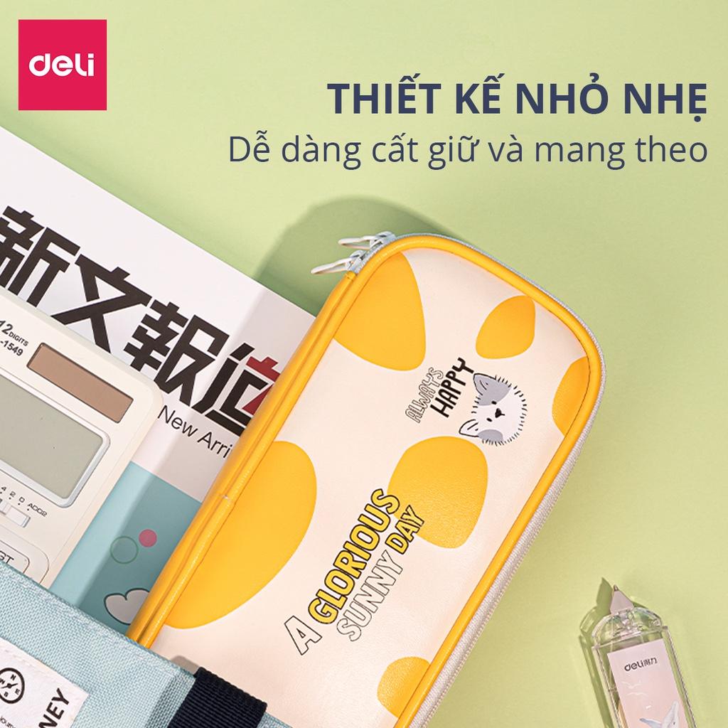 Hộp Bút Túi Đựng Bút Cute Đồ Dùng Học Tập Đồ Dùng Cá Nhân Học Sinh Hình Động Vật Xinh Xắn Nhiều Màu Sắc Deli - Sức Chứa Lớn Bóp Viết Phù Hợp Cho Học Sinh, Đựng Mĩ Phẩm - BC177