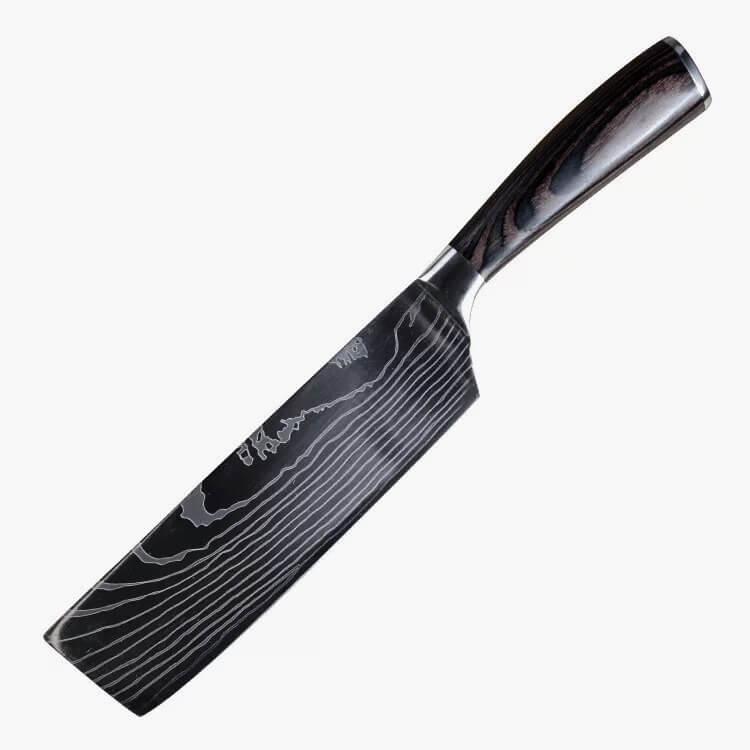 DAO - DAO BẾP NHẬT BẢN USUBA THÉP DAMASCUS MÃ A10 DT125 nt topcoomshop vn