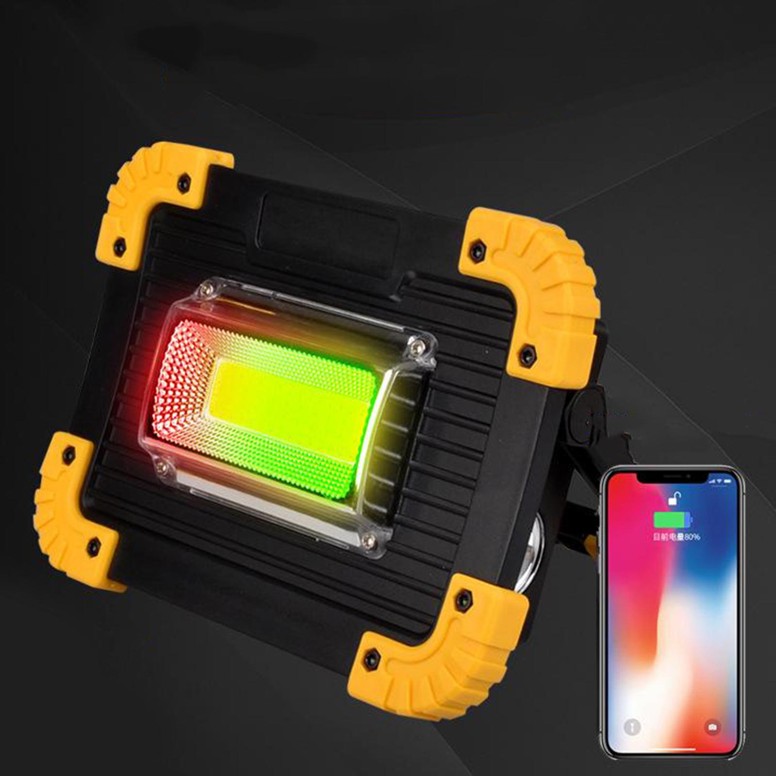 Waterproof 30W COB LED Work Light LAMP USB Outdoor Camping Lamp