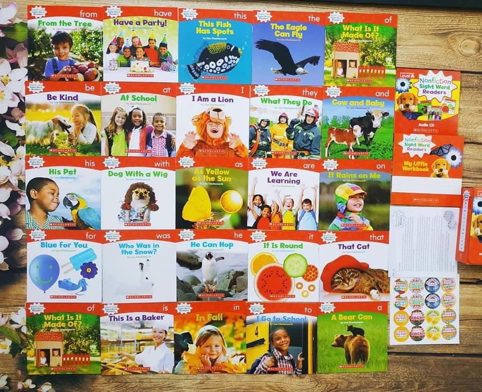 NONFICTION SIGHT WORD READERS-100Q gồm 4 hộp