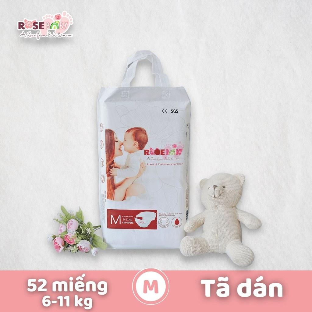 Bỉm dán Rose Baby size NB/S/M/L