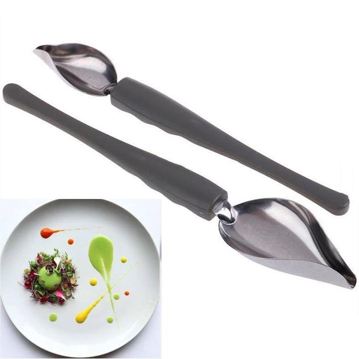 Combo 2 Muỗng Vẽ Sốt Inox 