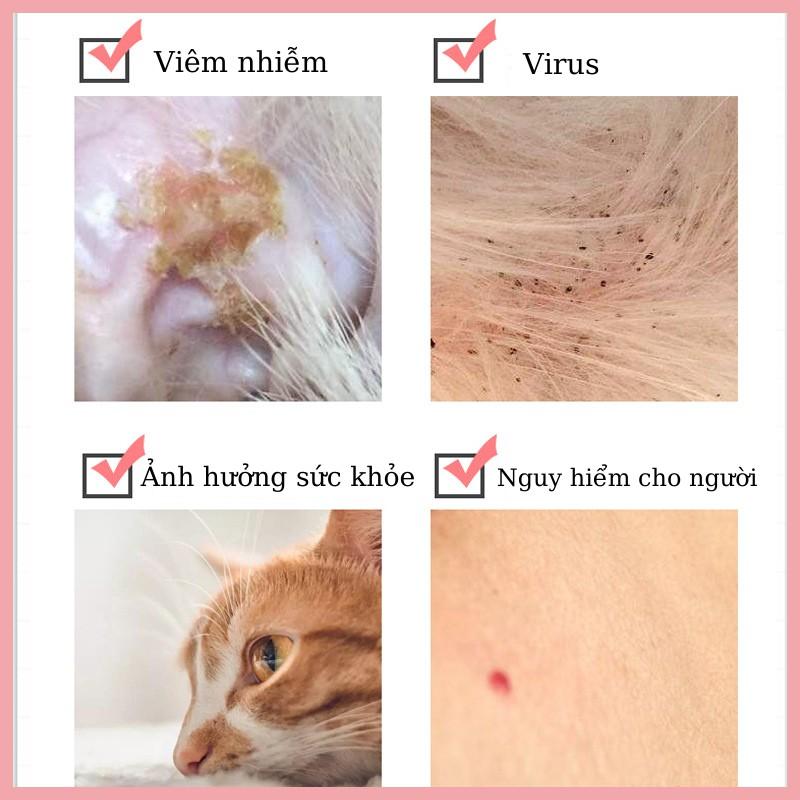 Vòng cổ chống ve rận, bọ chét cho thú cưng