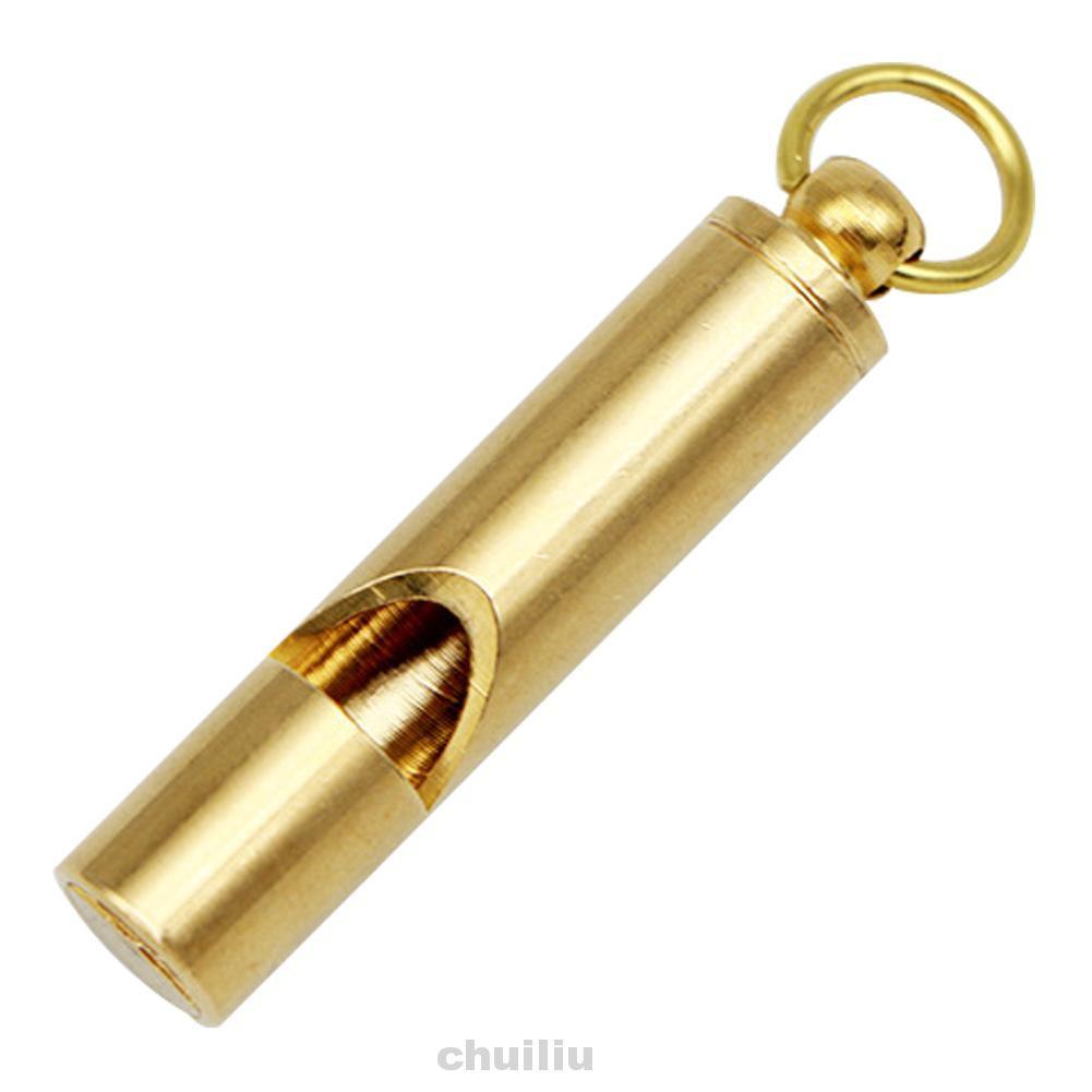 Còi Thổi Mini Đa Năng Bằng Đồng Thau