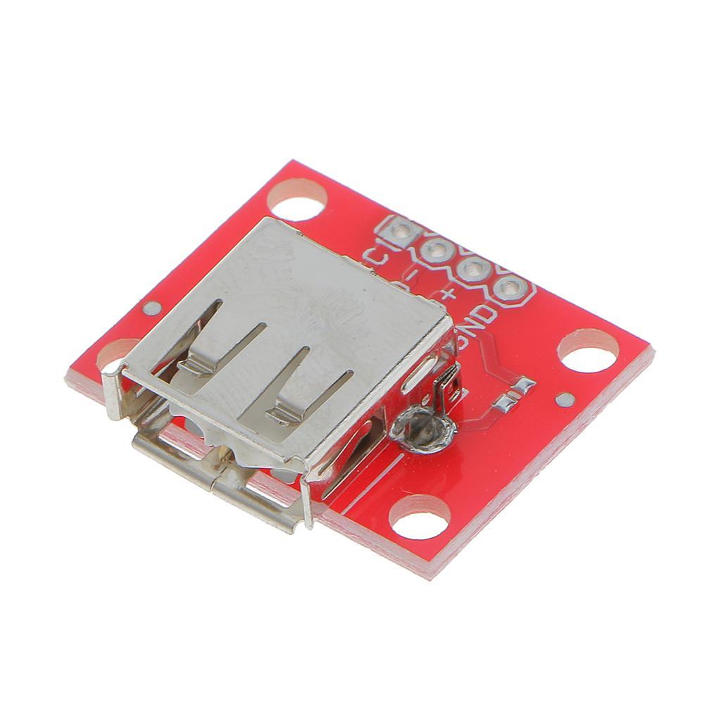 USB Type A Female Connector Breakout Charging Charger Board Module 5V Power