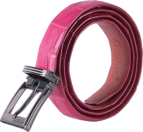 Thắt Lưng Nữ Da Cá Sấu Huy Hoàng HT5205 - Hồng