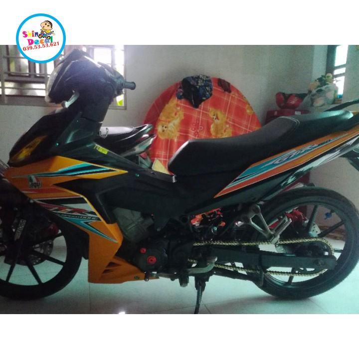 Tem rời winner dán xe vàng