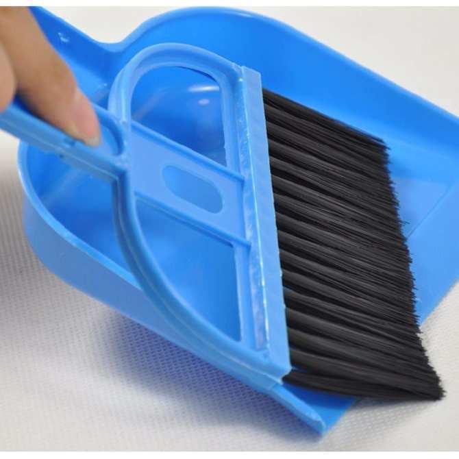 Bộ Chổi Và Ki QUÉT VĂN PHÒNG - Quét Bàn Thờ -Chổi Và Ki Quét Bụi Mini Hốt Rác Vệ Sinh Nhà Cửa Tiện Dụng