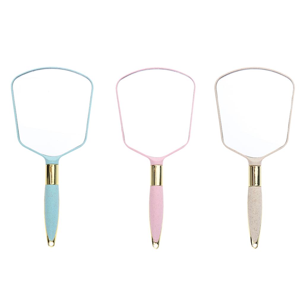 Plastic Handheld Makeup Cosmetic Mirrors for Vanity Home Salon Travel